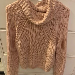 Light pink crop sweater
